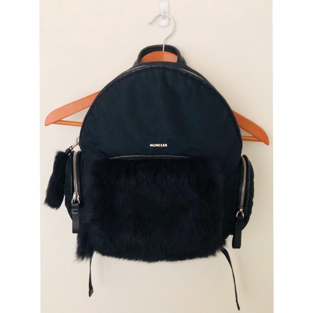 Moncler Flore Zaino Fur Pocket Backpack